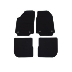 Alfombrillas textiles para coche negras AUDI 100 (1990-1994) ELEGANT