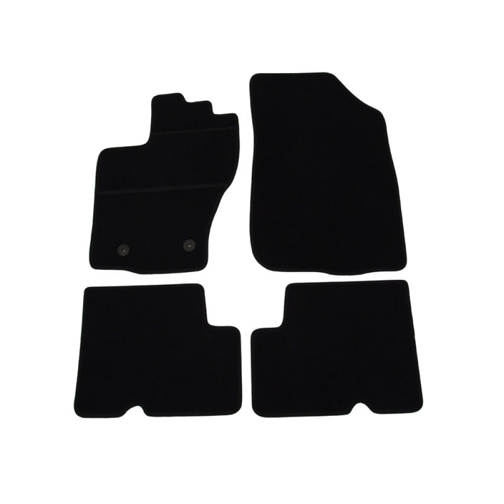 Alfombrillas textiles negras para coche DACIA DUSTER (2013-2018) ELEGANT