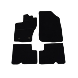 Alfombrillas textiles negras para coche DACIA DUSTER (2013-2018) ELEGANT