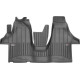 Car rubber floor mats black VW T5/T6 1st row (2003-...) 3D FROGUM