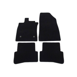 Alfombrillas textiles negras para coche RENAULT CLIO IV (2012-...) LUXUS