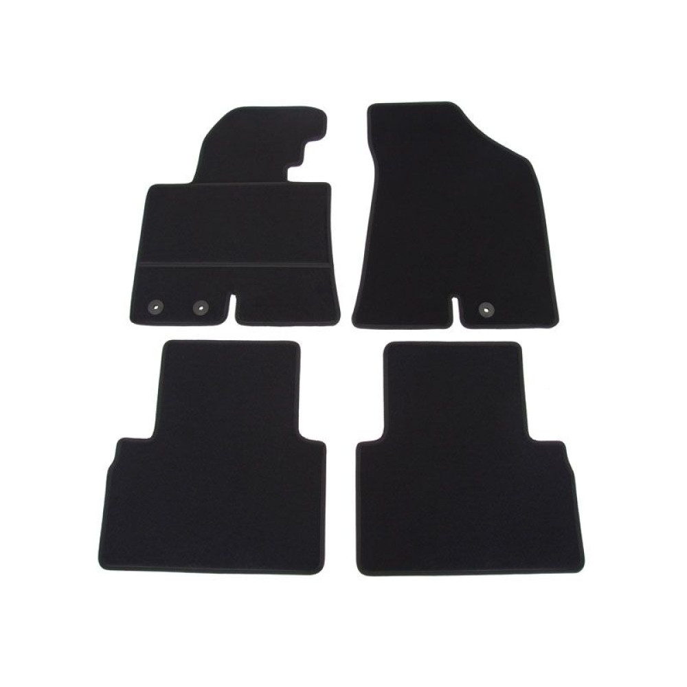 Car textile mats black HYUNDAI ix35 (2010-2015) ELEGANT