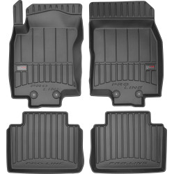 Alfombrillas de goma negras para coche NISSAN X-TRAIL III (2014-...) 3D FROGUM