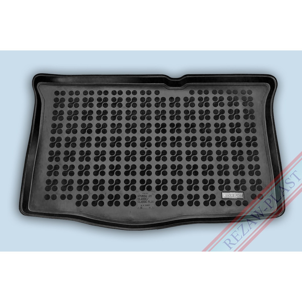 Car rubber trunk mat HYUNDAI i20 Classic lower floor (2014-...) 230637