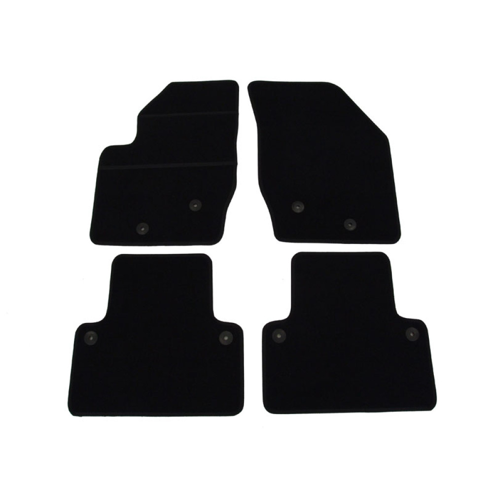 Car textile mats black VOLVO XC90 (2002-2014) ELEGANT