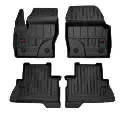Car rubber floor mats black FORD KUGA II (2013-2020) 3D FROGUM