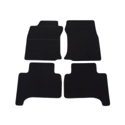 Car textile mats black TOYOTA LANDCRUISER 120 (2003-2009) ELEGANT