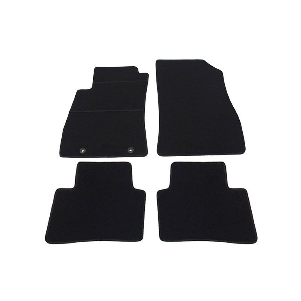 Car textile mats black NISSAN JUKE (2010-2020) ELEGANT