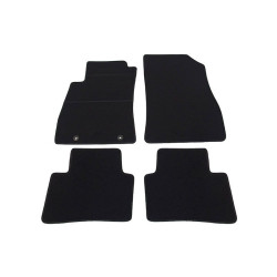 Car textile mats black NISSAN JUKE (2010-2020) ELEGANT