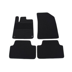 Alfombrillas textiles negras para coche CITROËN C5 (2001-2008) ECONÓMICO (CR)