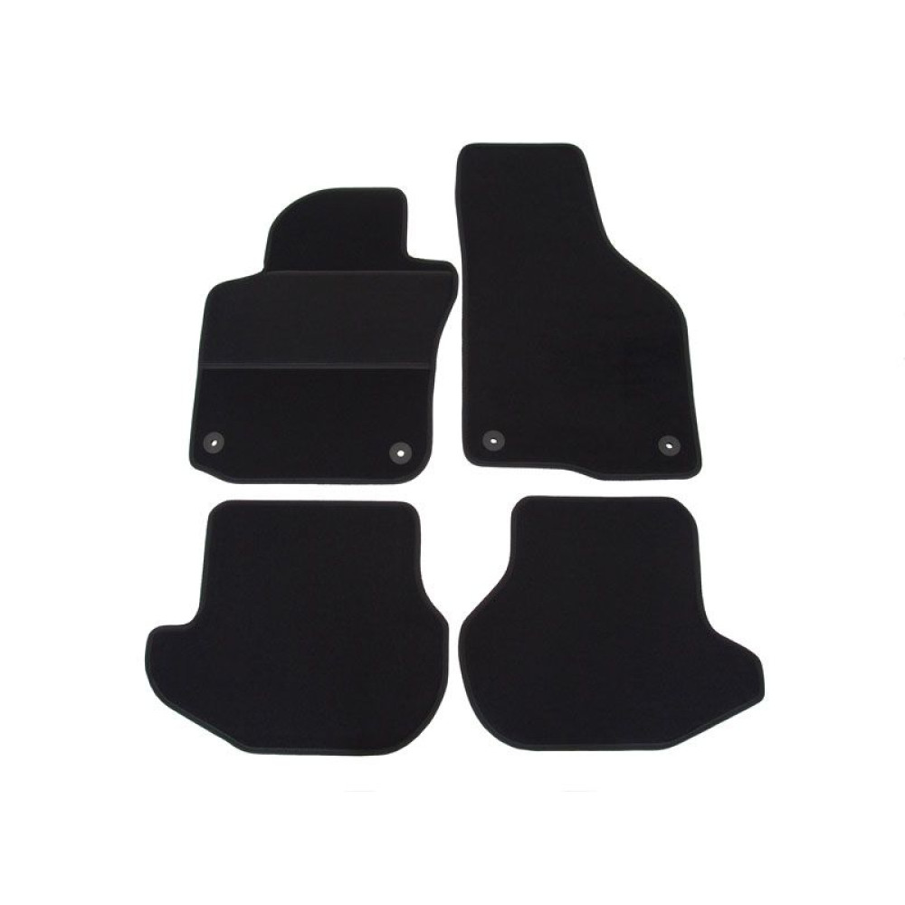 Car textile mats black VW EOS (2007-...) ELEGANT