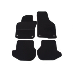 Car textile mats black VW EOS (2007-...) ELEGANT