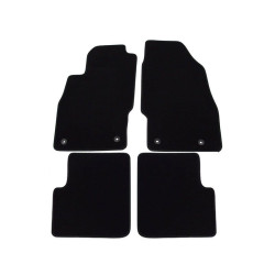 Alfombrillas textiles negras para coche OPEL CORSA D (2006-2014) LUXE