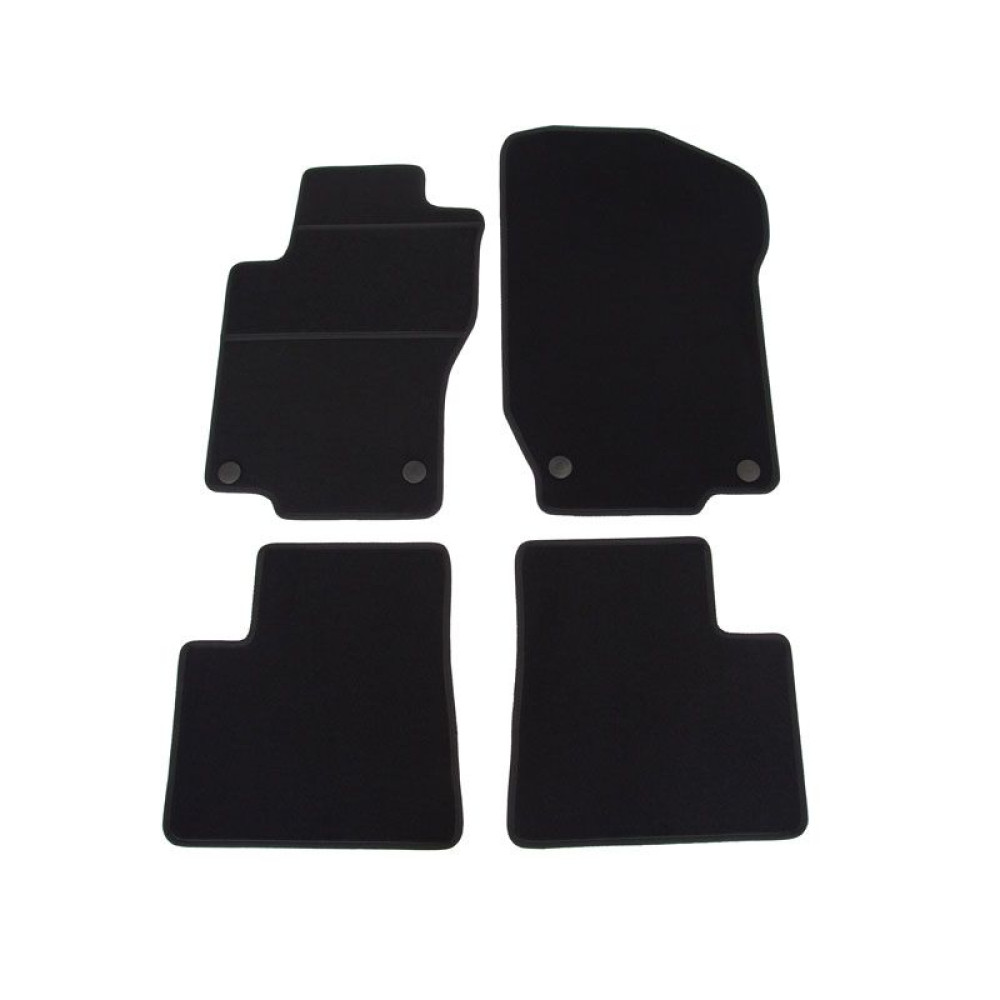 Car textile mats black MB ML-class W164 (2005-2012) ELEGANT