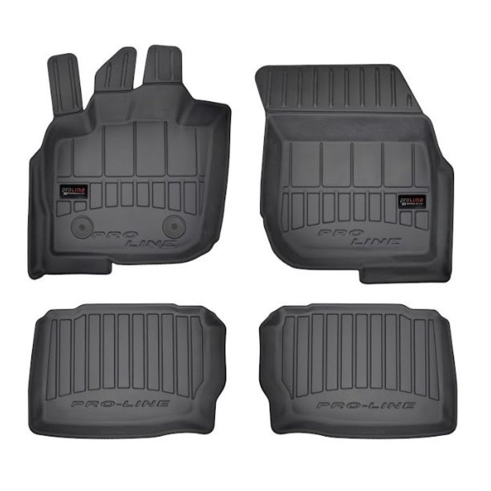 Car rubber floor mats black FORD MONDEO (2015-...) 3D FROGUM