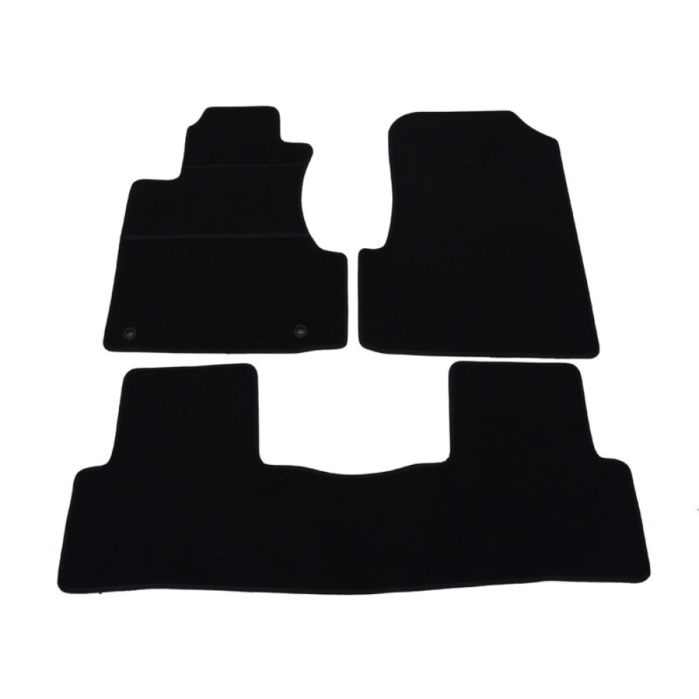 Car textile mats black HONDA CR-V III (2006-2012) ELEGANT