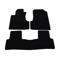 Alfombrillas textiles negras para coche HONDA CR-V III (2006-2012) ELEGANT