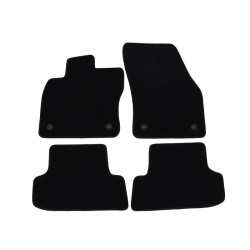 Alfombrillas textiles negras para coche AUDI Q2 (2016-...) LUXUS