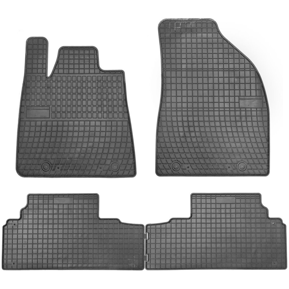 Car rubber floor mats black LEXUS RX (2009-2015) NEGRO