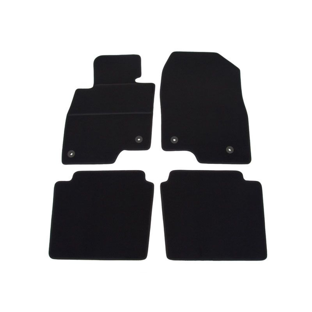 Car textile mats black MAZDA 6 SEDAN (2012-...) ELEGANT