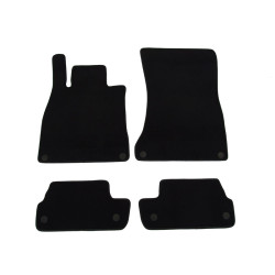 Alfombrillas textiles negras para coche MB Clase S Coupé C217 (2014-...) LUXUS