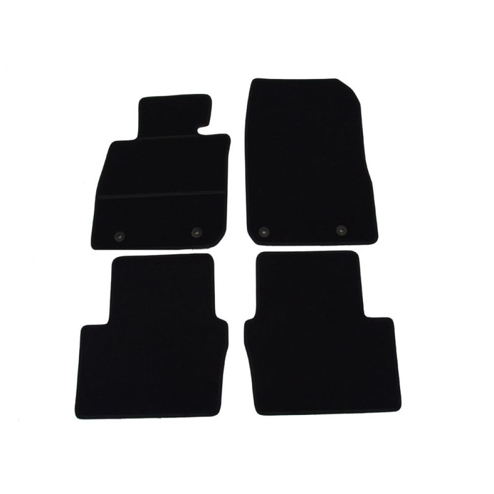 Car textile mats black MAZDA CX-3 (2015-...) ELEGANT