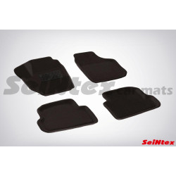Alfombrillas textiles para coche negras 3D SEINTEX SKODA FABIA II (2007-2014)