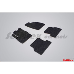 Car rubber floor mats black SEINTEX *STK* FORD FOCUS II (2004-2011)
