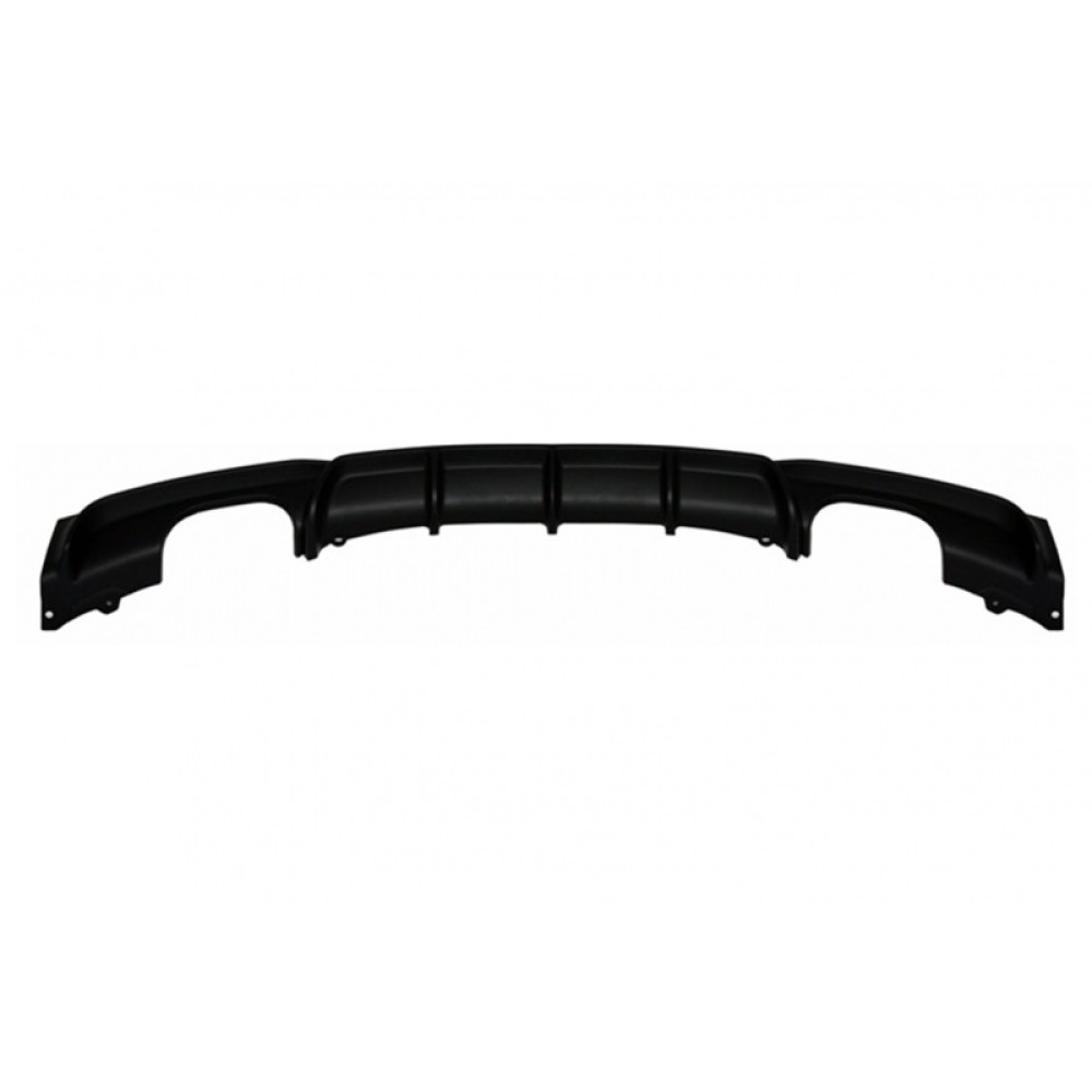 Rear bumper diffuser double black BMW 3 F30/F31 (2012-2018)