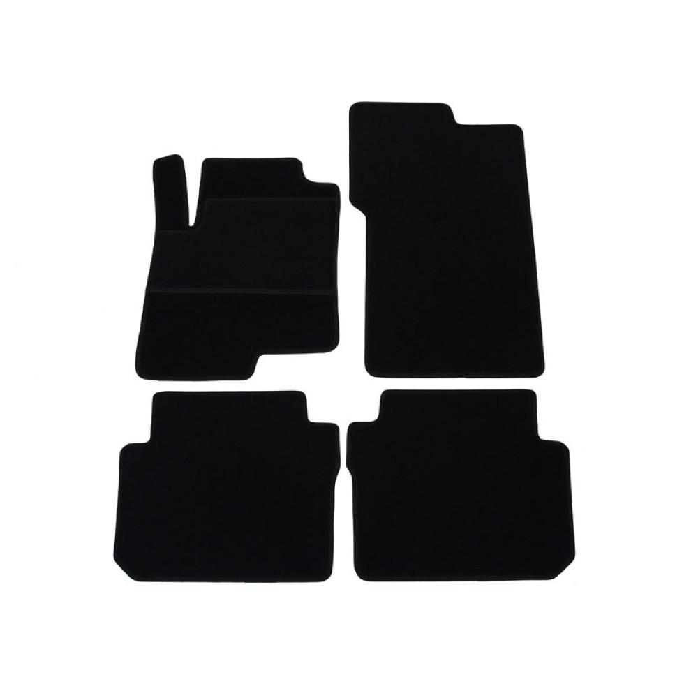Car textile mats black SMART FORFOUR (2004-2006) ELEGANT
