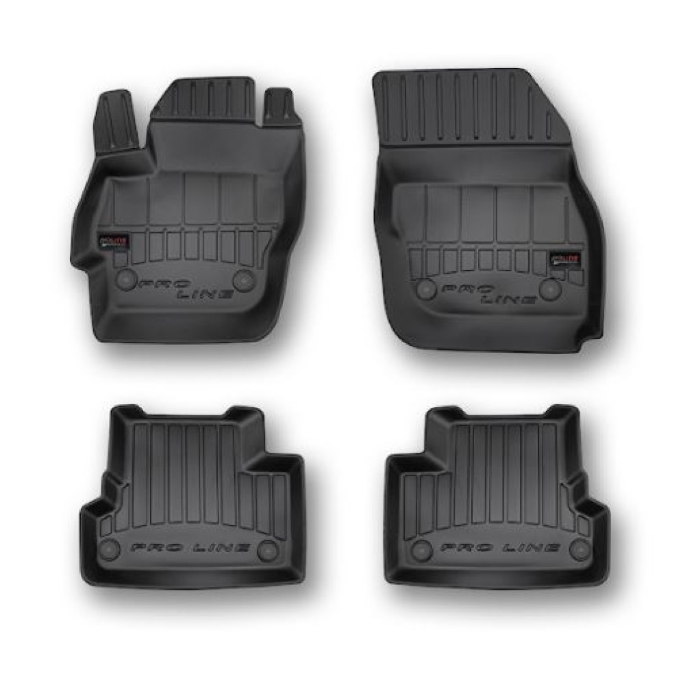 Car rubber floor mats black MAZDA 3 (2009-2013) 3D FROGUM
