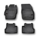 Car rubber floor mats black MAZDA 3 (2009-2013) 3D FROGUM