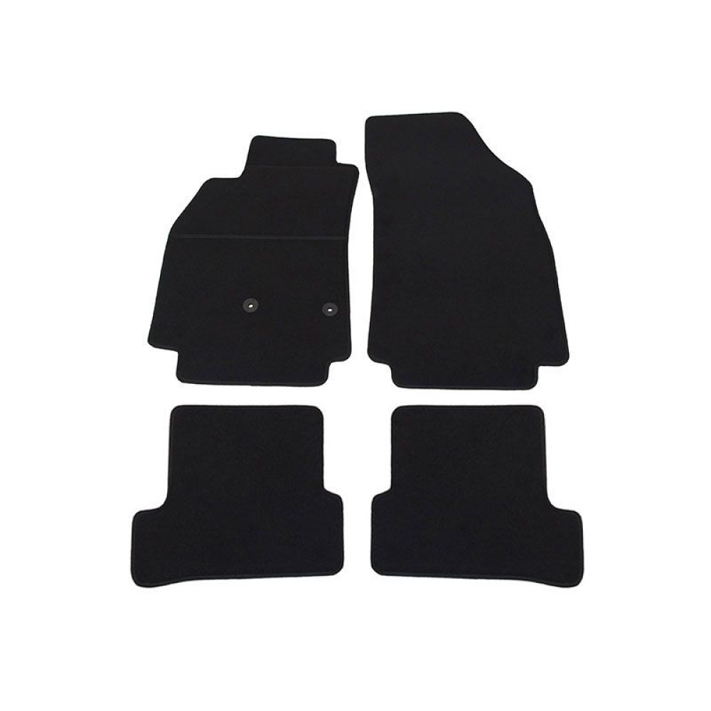 Car textile mats black RENAULT MEGANE III (2008-2015) ELEGANT