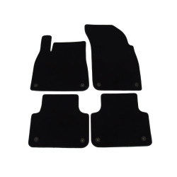 Alfombrillas textiles negras para coche AUDI Q7 II (2015-...) LUXUS