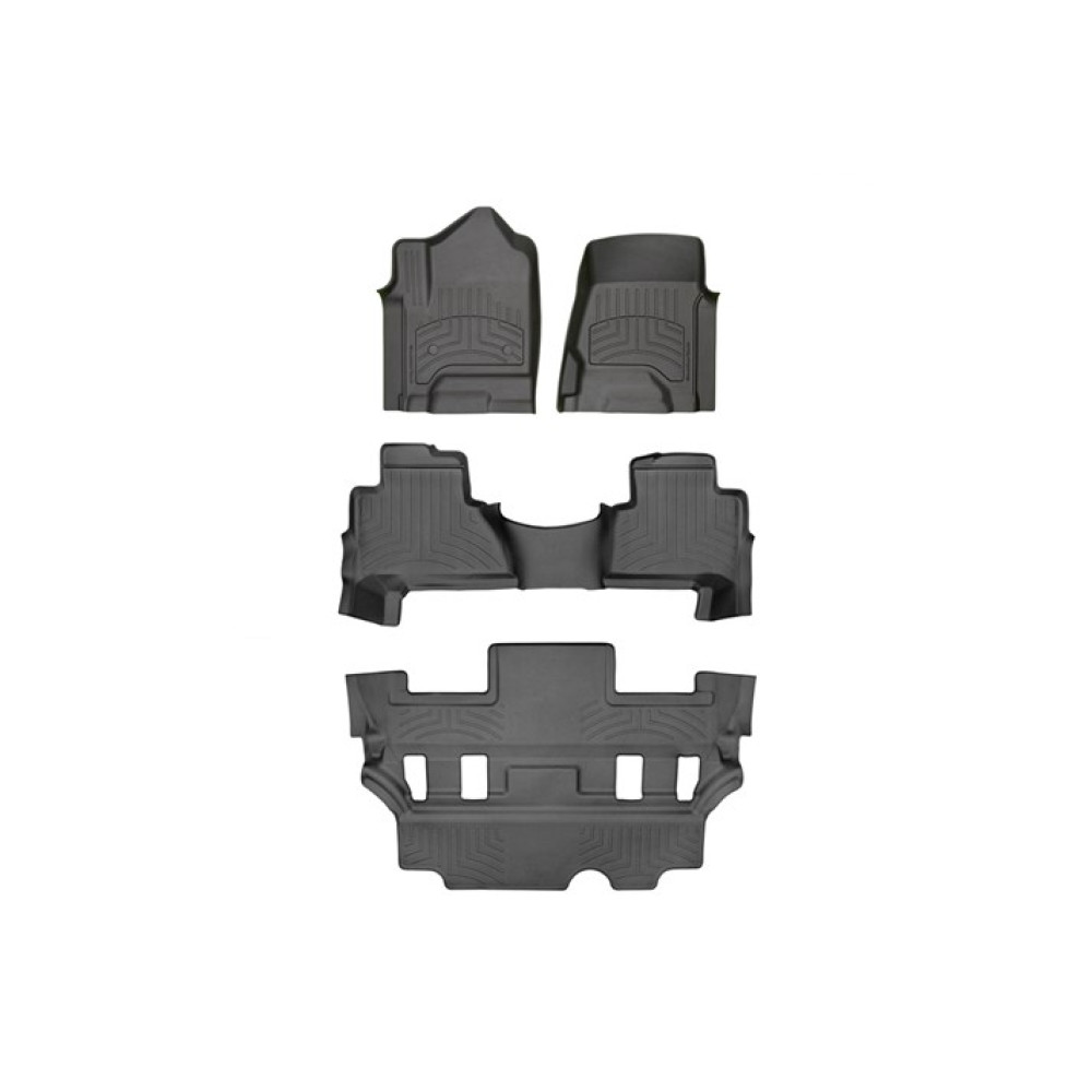 Car floor mats WEATHERTECH FLOORLINER CADILLAC ESCALADE (7s.)(2014-...) 446071IM-446952-446077
