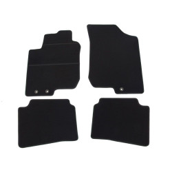 Alfombrillas textiles negras para coche HYUNDAI i30 (2007-2012) ELEGANT