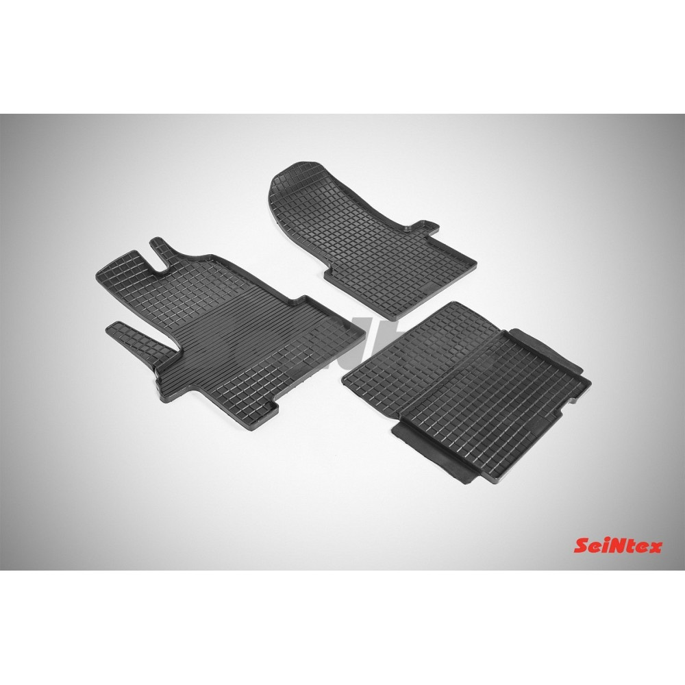 Car rubber floor mats black SEINTEX *STK* IVECO DAILY (2000-2015)