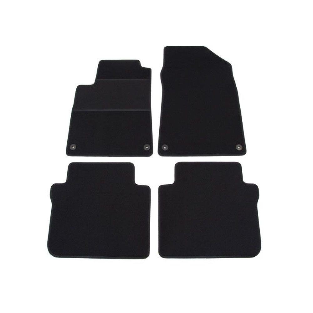 Car textile mats black CITROEN C6 (2005-2012) ELEGANT