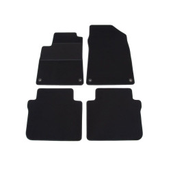 Alfombrillas textiles negras para coche CITROEN C6 (2005-2012) ELEGANT