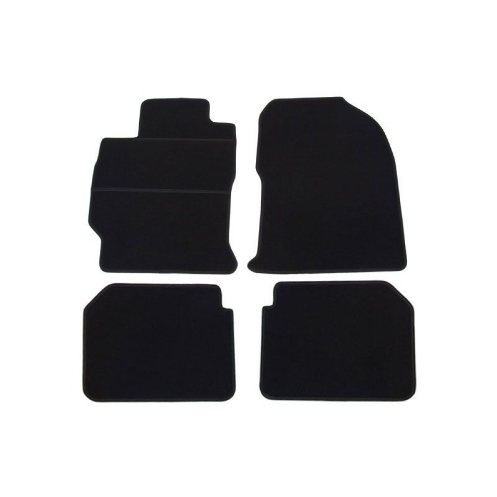 Car textile mats black TOYOTA PRIUS II (2004-2009) ELEGANT