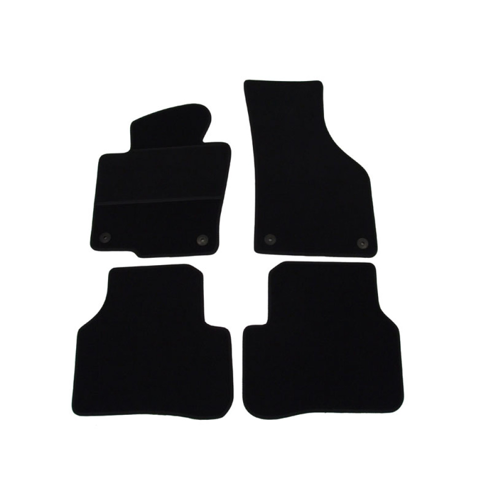 Car textile mats black VW PASSAT B6 (2005-2010) ELEGANT
