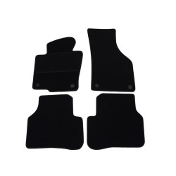 Car textile mats black VW PASSAT B6 (2005-2010) ELEGANT