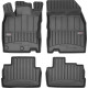 Car rubber floor mats black  NISSAN QASHQAI II (2014-...) 3D FROGUM