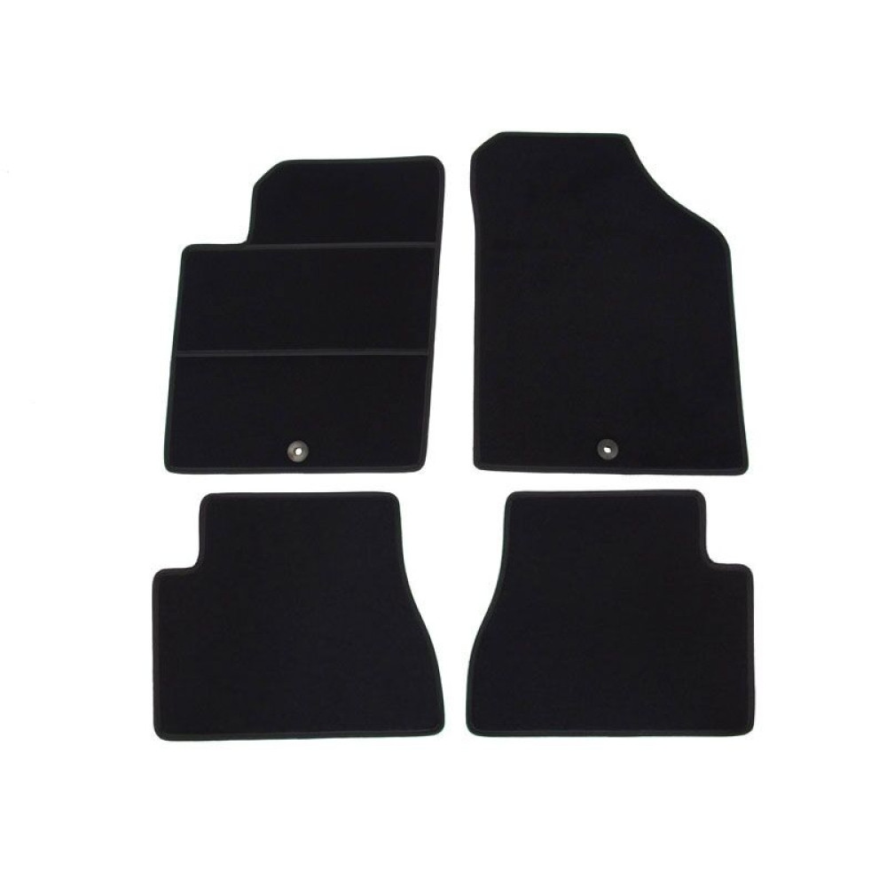 Car textile mats black KIA PICANTO (2004-2011) ECONOMIC