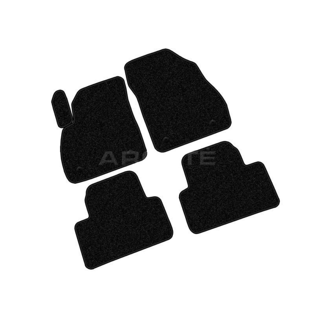 Car textile mats black OPEL ZAFIRA C (5v.)(2012-...) LUXE