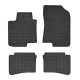 Car rubber floor mats black HYUNDAI i20 II (2014-...) NEGRO