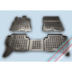Car rubber floor mats black MITSUBISHI PAJERO IV (2006-...) 202308