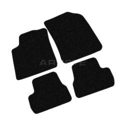 Alfombrillas textiles negras para coche CITROEN C3 (2009-2016) ECONÓMICAS