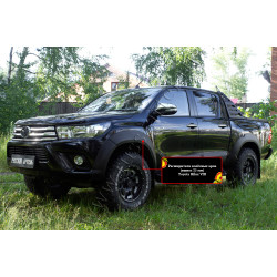Extensores de pasos de rueda TOYOTA HILUX (25 mm) (2015-2018) RT061002