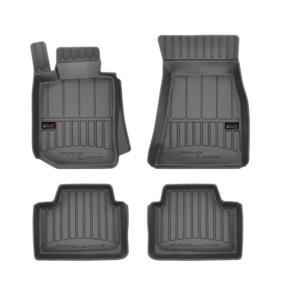 Car rubber floor mats black 3D BMW 3 G20/G21 (2018-...) 3D FROGUM